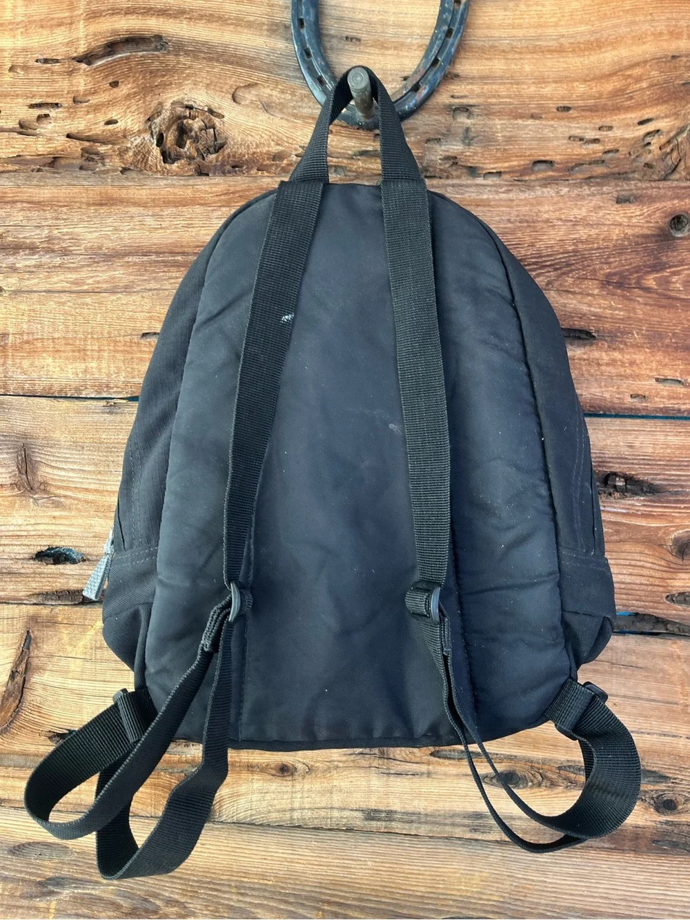 JANSPORT | Vintage Black & Gray Compact Daypack Mini Backpack